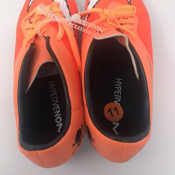 Mens Nike Hypervenom Phelon FG Orange Soccer Cleats 599730-800 Size 11.0